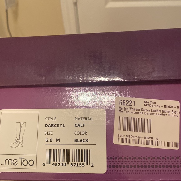 Me Too Women’s Darcey Leather Riding Boots **NIB** Sz 6M - Picture 6 of 6